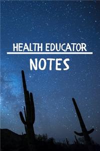 Health Educator Notes