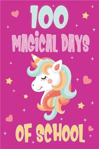 100 Days of School Unicorn Notebook