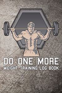 Do one more Weight Training Log Book