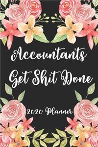 Accountants Get Shit Done 2020 Planner