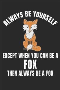 Always Be Yourself Except When You Can Be A Fox Then Always Be A Fox