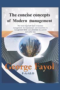 concise concepts of modern management