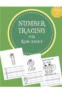 Number Tracing for Kids Ages 8
