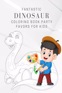 Fantastic Dinosaur Coloring Book Party Favors For Kids