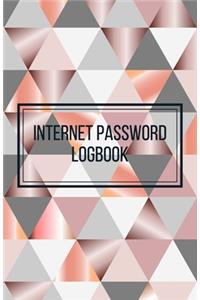 Internet Password Logbook-Small Size Alphabetical Password Notebook Organizer-5.5