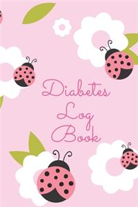 Diabetes Log Book: Weekly Diabetes Record for Blood Sugar, Insuline Dose, Carb Grams and Activity Notes - Daily 1-Year Glucose Tracker - Diabetes Journal - Pink and Bu