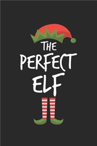 Funny Perfect Elf Christmas Notebook Gift