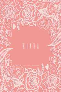 Kiara - Dot Grid Journal, Peach Floral