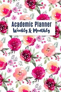 Academic Planner Weekly And Monthly