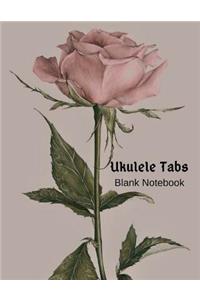 Ukulele Tabs Blank Notebook