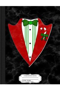 Christmas Party Tuxedo Composition Notebook