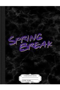 Vintage Spring Break Composition Notebook