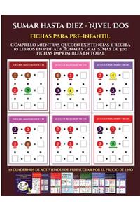 Fichas para pre-infantil (Sumar hasta diez - Nivel Dos)