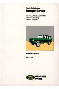 Range Rover Off Parts Catalog
