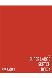 Copper Super Large Sketchbook: Big Softcover Sketchbook, 625 Pages, Giant Sketchbook, Large Sketchbook for Drawing