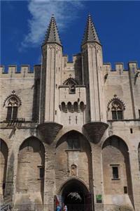 Front View of Palais des Papes in Avignon, France Journal