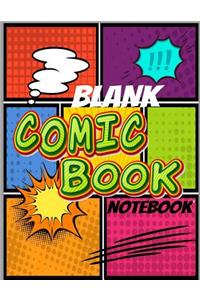 Blank Comic Book Notebook