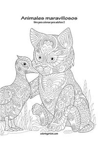 Animales maravillosos libro para colorear para adultos 2