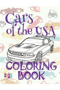 ✌ Cars of the USA ✎ Car Coloring Book for Boys ✎ Coloring Books for Kids ✍ (Coloring Book Mini) Coloring Books For Preschoolers