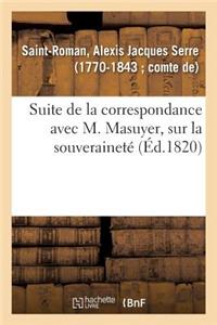 Suite de la Correspondance Avec M. Masuyer, Sur La Souveraineté