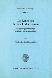Die Lehre Von Der Macht Der Staaten
