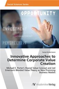 Innovative Approaches to Determine Corporate Value Creation