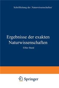 Ergebnisse Der Exakten Naturwissenschaften
