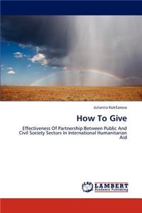 How to Give