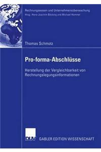 Pro-forma-Abschlüsse