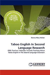 Taboo English In Second Language Research