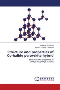 Structure and properties of Co-halide perovskite hybrid