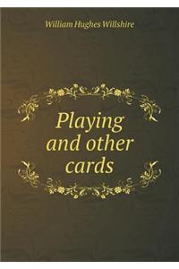 Playing and Other Cards