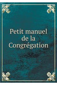 Petit Manuel de la Congrégation