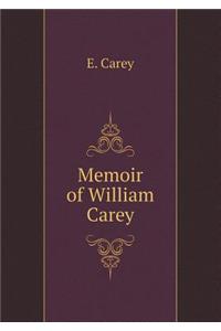 Memoir of William Carey