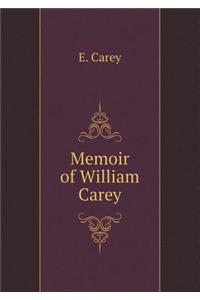 Memoir of William Carey