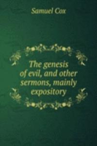 THE GENESIS OF EVIL AND OTHER SERMONS M