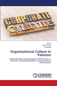Organizational Culture in Pakistan