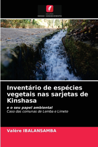 Inventário de espécies vegetais nas sarjetas de Kinshasa