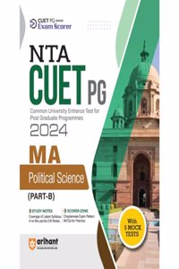 Arihant NTA CUET PG MA Political Science (Part B) Guide for 2024 Exams