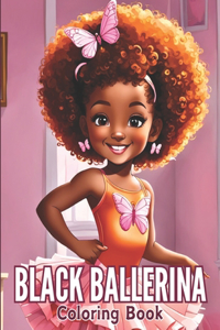 Black Ballerina Coloring Book
