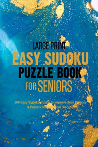 Large Print Easy Sudoku Puzzle Book for Seniors