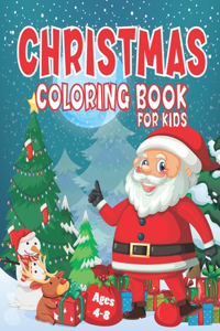 Christmas Coloring Book For Kids Ages 6-12