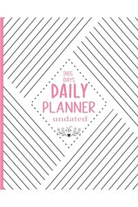 365 Days Daily Planner Undated