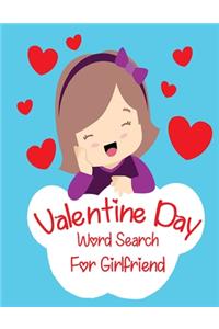 Valentine Day Word Search For Girlfriend