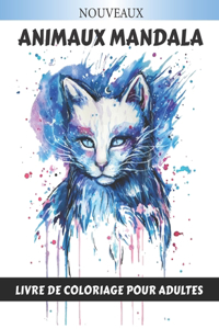 Animaux Mandala Livre de coloriage pour adultes