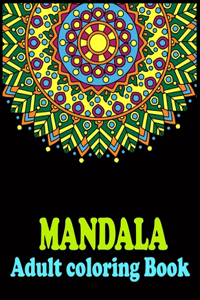 Mandala adult coloring book