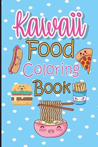 Kawaii Food Coloring Book