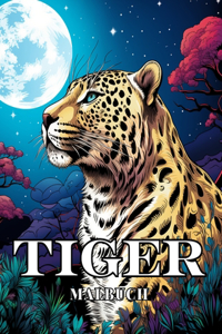 Tiger Malbuch für Katzenfamilien