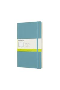 Moleskine Reef Blue Notebook Large Plain Soft