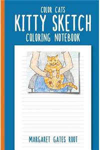 Kitty Sketch Coloring Notebook